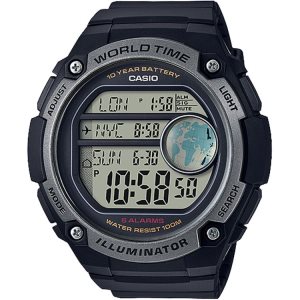 Casio Analog-Dijital AEQ200W-1AV Casio Erkek Siyah Gri | QJBIVM458