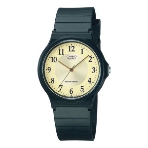 Casio Analog Su Resistant MQ24-9B3LL Casio Erkek Altın Siyah | TOFJZE918