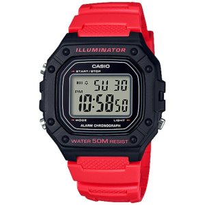 Casio Bright Dijital W218H-4BV Casio Erkek Açık Kırmızı | WYDFNZ728