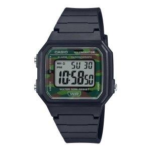 Casio Dijital Easy Reader W217H-3BV Casio Erkek Siyah | DNOQGK183