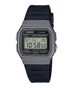 Casio Dijital F91WM-1B Casio Erkek Gri Siyah | HWSYAQ068