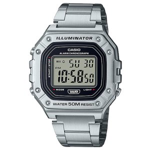 Casio Dijital W218HD-1AV Casio Erkek Gümüş | KPCREL530