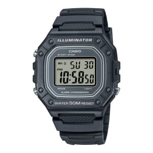 Casio Gray Dijital W218H-8AV Casio Erkek Gri | FUYAXZ087