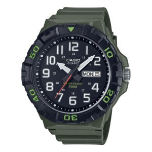 Casio Hunter Analog MRW210H-3AV Casio Erkek Siyah Yeşil | WHSKLX738