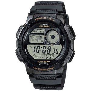 Casio Illuminator Dijital AE1000W-1AV Casio Erkek Siyah | GNEWAO452