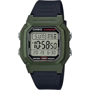 Casio Klasik Minimal Dijital W800HM-3AV Casio Erkek Yeşil Siyah | BXJOMQ914