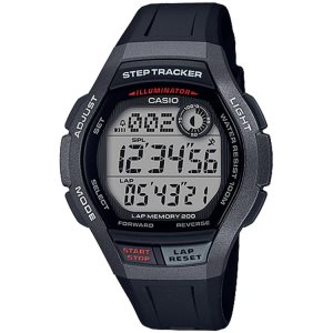 Casio Step Counter WS2000H-1AV Casio Erkek Siyah Gri | SFYVNJ249