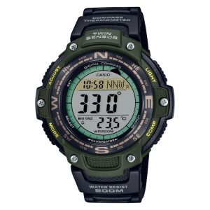 Casio Twin Sensor Dijital SGW100-3AV Casio Erkek Yeşil | DRVPQL743