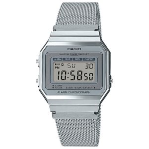 Casio Vintage Stainless Steel A700WM-7AVT Casio Erkek Gri Gümüş | NZEALF726