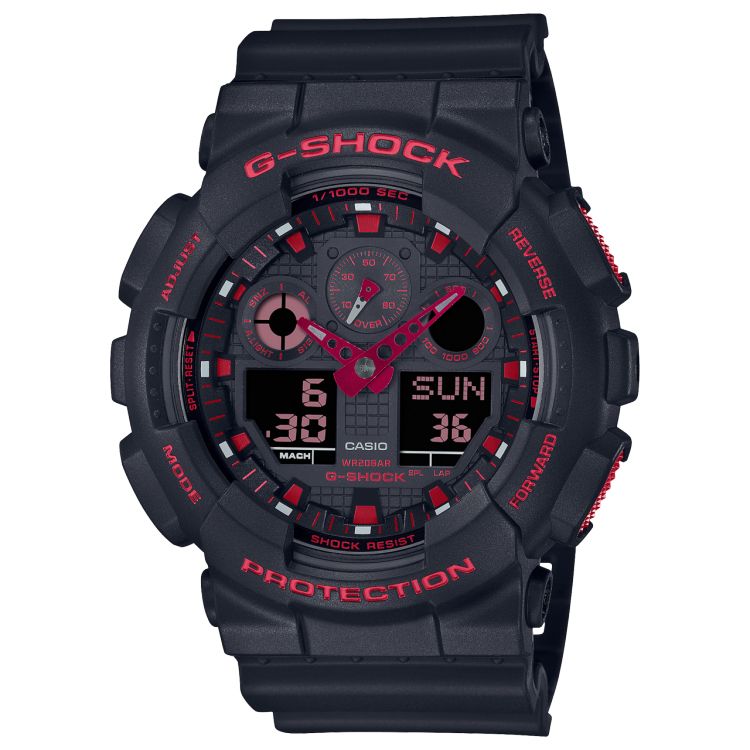 Casio ANALOG-DIGITAL GA100BNR-1A G-shock Erkek Siyah | JKHPBI481