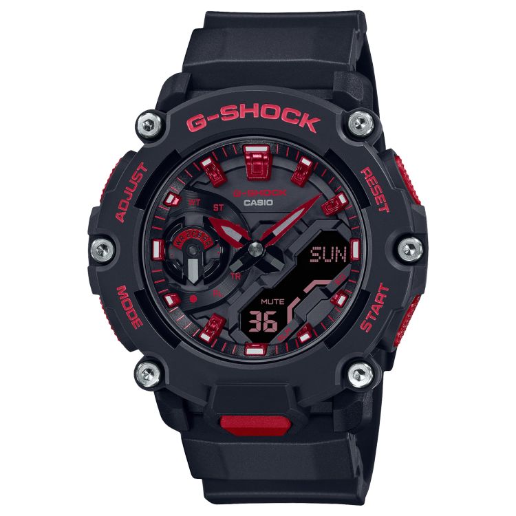 Casio ANALOG-DIGITAL GA2200BNR-1A G-shock Erkek Siyah | ANQRIF726