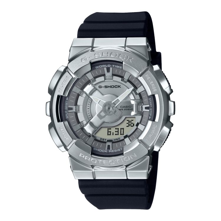 Casio ANALOG-DIGITAL GMS110-1A G-shock Erkek Gümüş | KDYPUF839