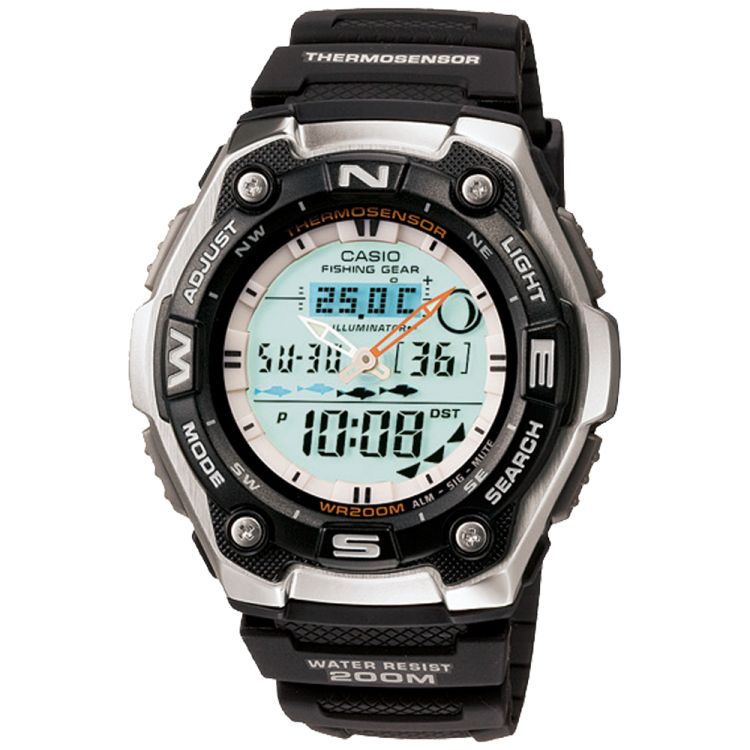 Casio Analog-Dijital AQW101-1AV Casio Erkek Siyah Beyaz | PCXOFK914