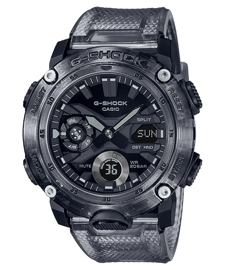 Casio Analog-Dijital Clear GA2000SKE-8A G-shock Erkek Siyah | XCFIYN719