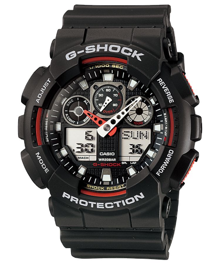 Casio Analog-Dijital GA100-1A4 G-shock Erkek Siyah | SHRZVE691