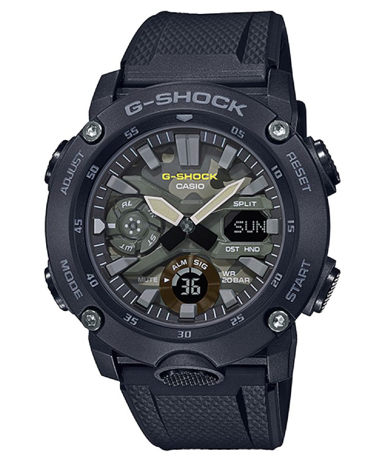 Casio Analog-Dijital GA2000SU-1A G-shock Erkek | YNWDUQ645