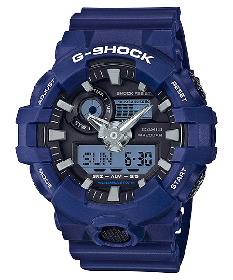 Casio Analog-Dijital GA700-2A G-shock Erkek Lacivert Mavi | CLUOAN386