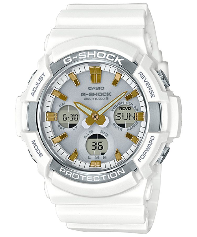 Casio Analog Dijital GAW-100GA-7A G-shock Erkek Beyaz Altın | HDLIQJ729