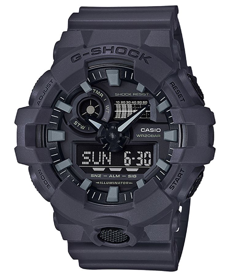 Casio Analog-Dijital Gray GA700UC-8A G-shock Erkek Gri | YQGTDJ381