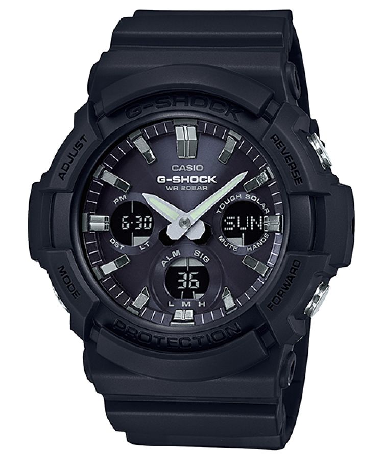 Casio Analog-Dijital Tough Solar GAS100B-1A G-shock Erkek Siyah | EMXILO614