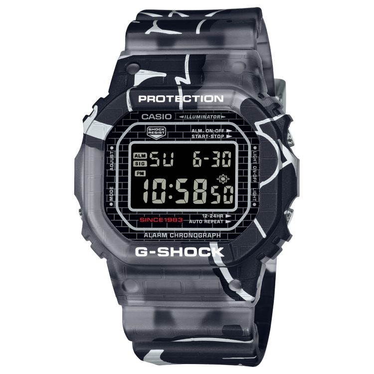 Casio DIGITAL Transparent DW5000SS-1 G-shock Erkek | PTUBIX123