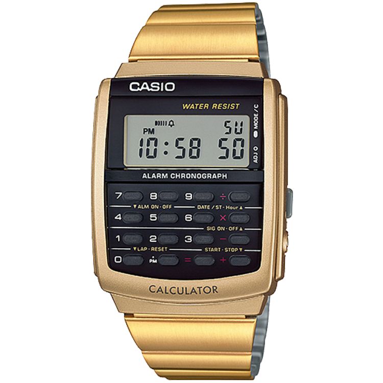 Casio Data Bank CA506G-9AVT Casio Erkek Altın | CXKOHG956