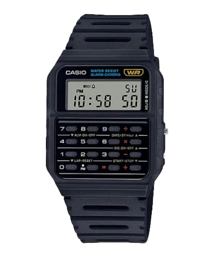 Casio Data Bank CA53W-1 Casio Erkek Siyah | GJVKEU358