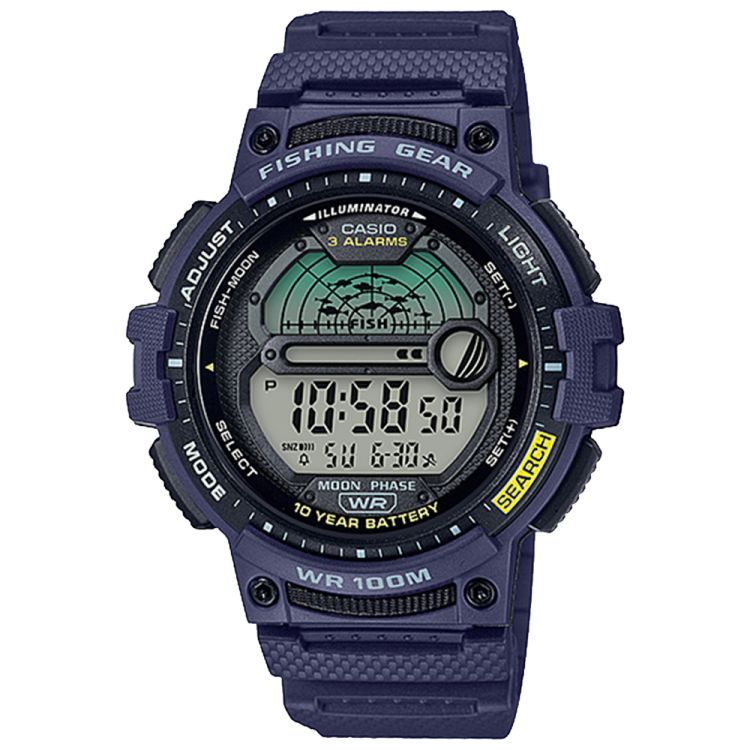 Casio Dijital Fishing WS1200H-2AV Casio Erkek Mavi | FHBZIV476