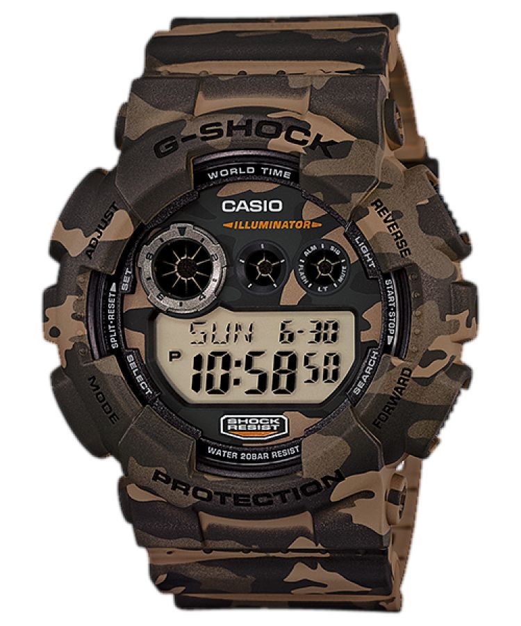 Casio Dijital GD120CM-5 G-shock Erkek Kahverengi Camo | BCLAFO382