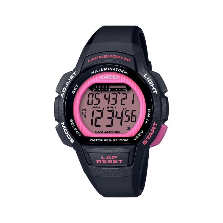 Casio Dijital Koşu LWS1000H-4AV Casio Kadın Siyah Pembe | ZKEHLO567