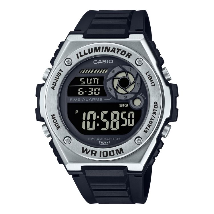 Casio Dijital MWD100H-1BV Casio Erkek Gümüş | TDMXPC726