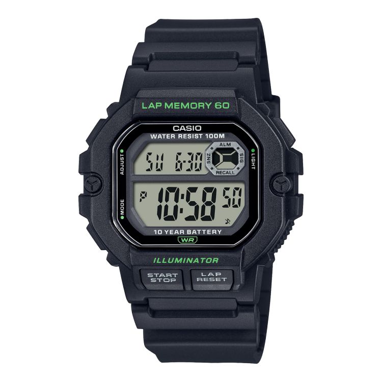 Casio Dijital Sports Gear WS1400H-1AV Casio Erkek Siyah | PKUWER436