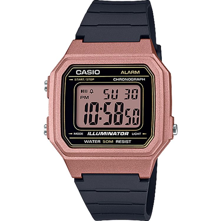 Casio Dijital W217HM-5AV Casio Erkek Pembe | GLDOFZ738