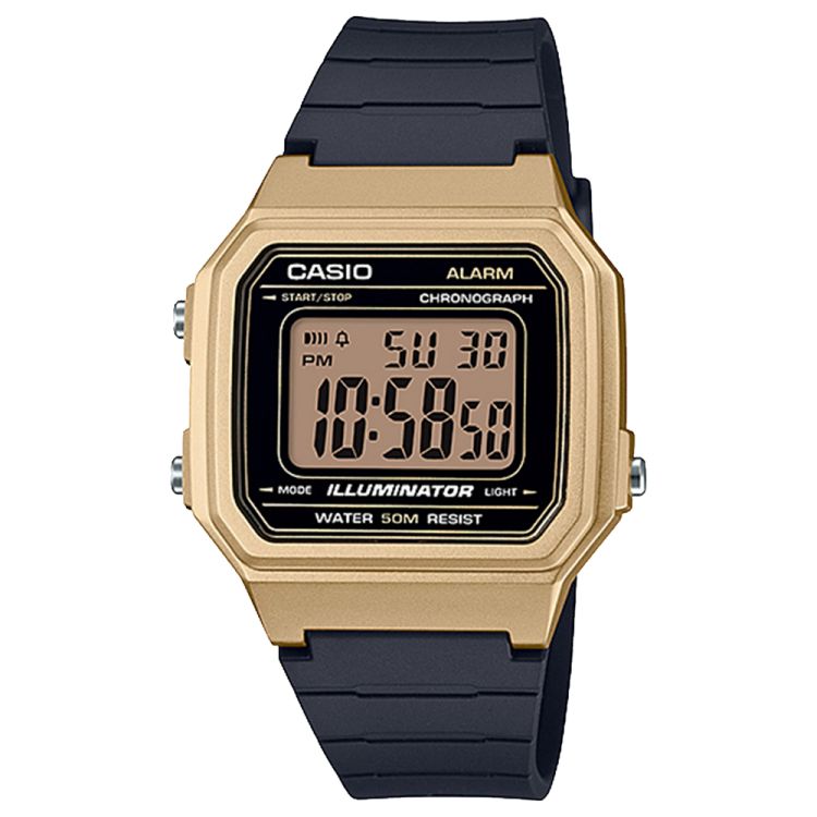 Casio Dijital W217HM-9AV Casio Erkek Altın | KHWECS325