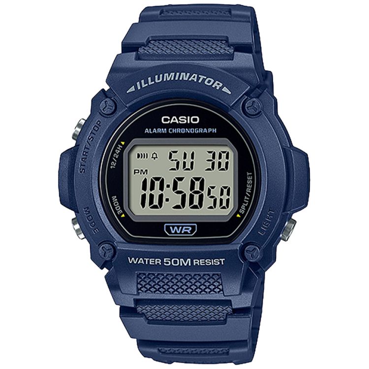 Casio Dijital W219H-2AV Casio Erkek Lacivert Mavi | RJKLPY523