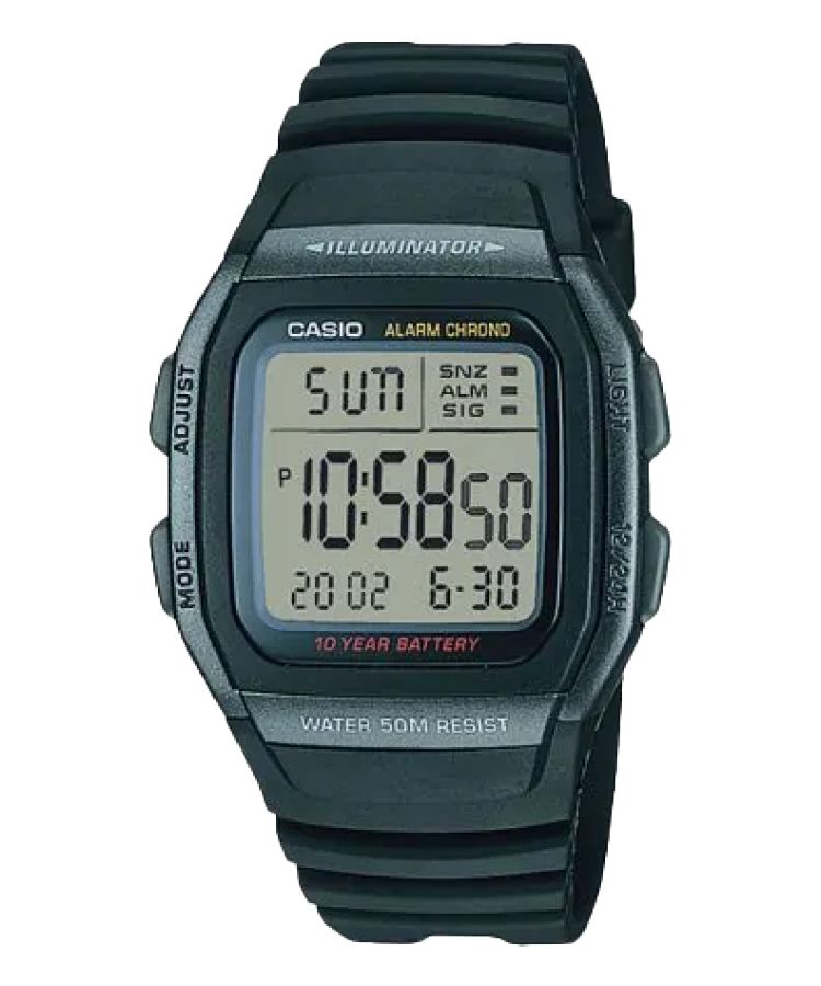 Casio Dijital W96H-1BV Casio Erkek Siyah | HJCIGY315