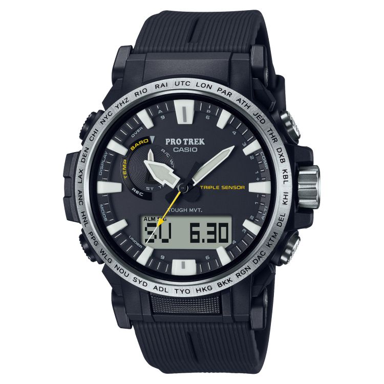 Casio Eco-Friendly PRW61-1A Pro Trek Erkek Siyah | JIGCSE597