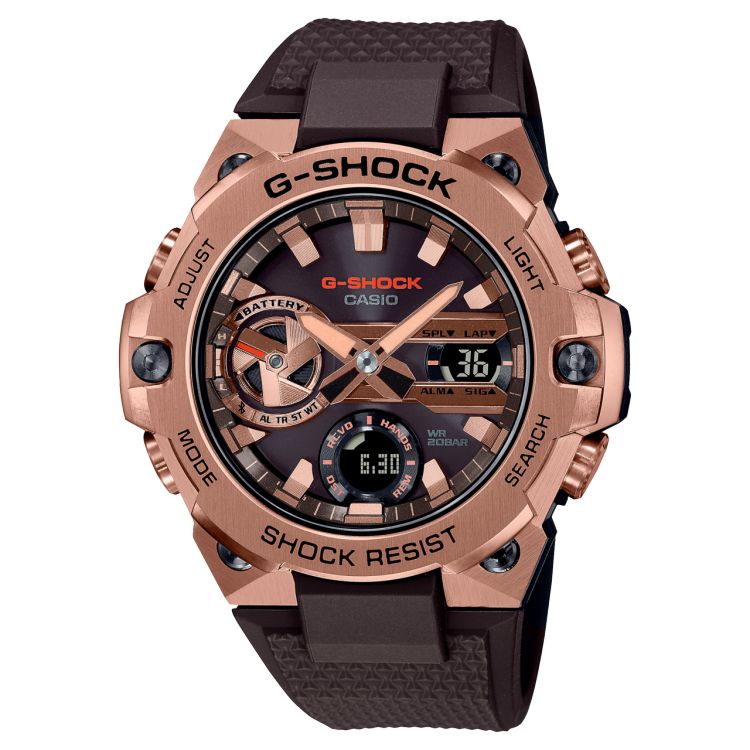 Casio G-Steel GSTB400MV-5A G-shock Erkek Altın Gri | JBKNPG726