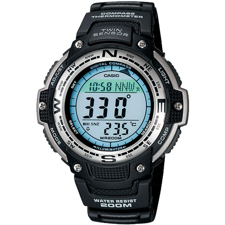 Casio Gear Sports SGW100-1V Casio Erkek Gümüş | TLMIXK654