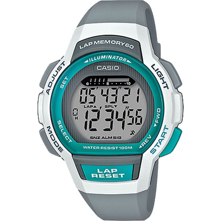 Casio Gray Dijital LWS1000H-8AV Casio Kadın Yeşil Gri | LPDKJH827