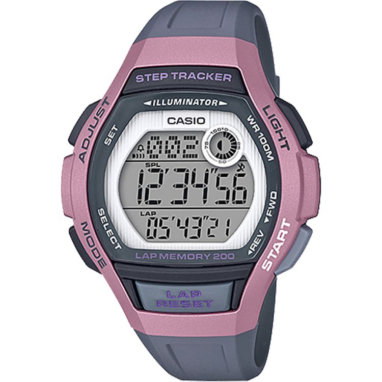 Casio Gray Dijital LWS2000H-4AV Casio Kadın Gri Pembe | LHVIQO762