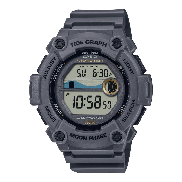 Casio Gray Dijital WS1300H-8AV Casio Erkek Gri | NSTBFG542