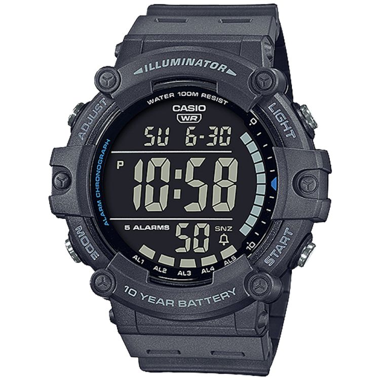 Casio Illuminator Dijital AE1500WH-8BV Casio Erkek Koyu Gri | IYGCWL153