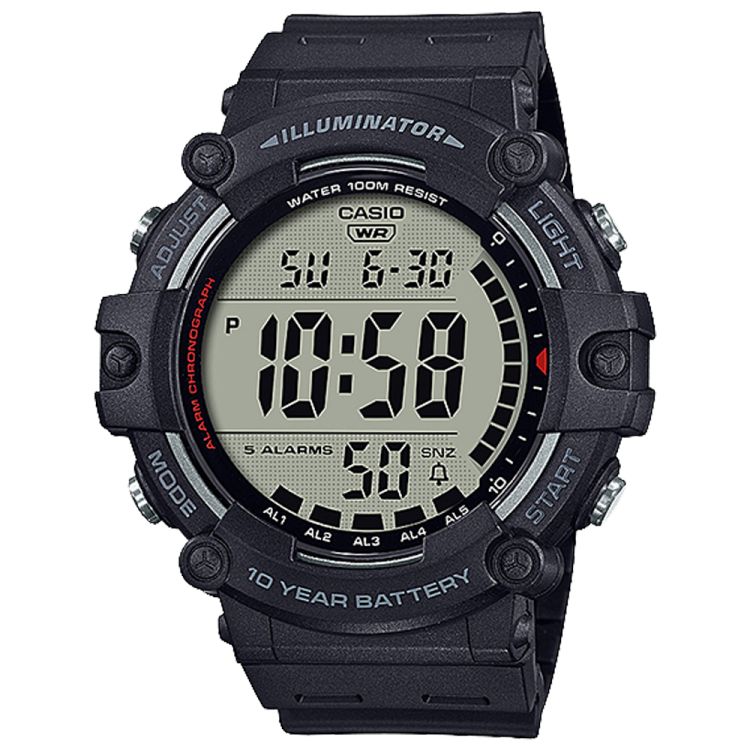 Casio Illuminator Night Dijital AE1500WH-1AV Casio Erkek Siyah | ANKHJO502