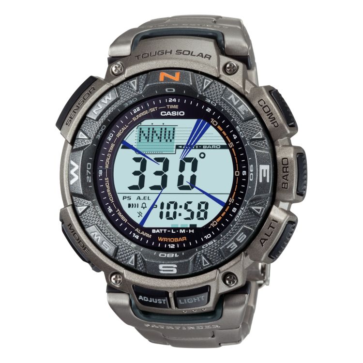 Casio PAG240T-7 Pro Trek Erkek Titanyum | ELUOFD205