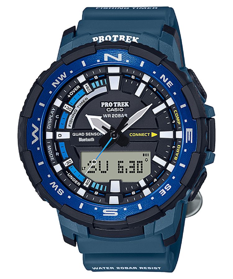 Casio PRTB70-2 Pro Trek Erkek Mavi | RULQAC547