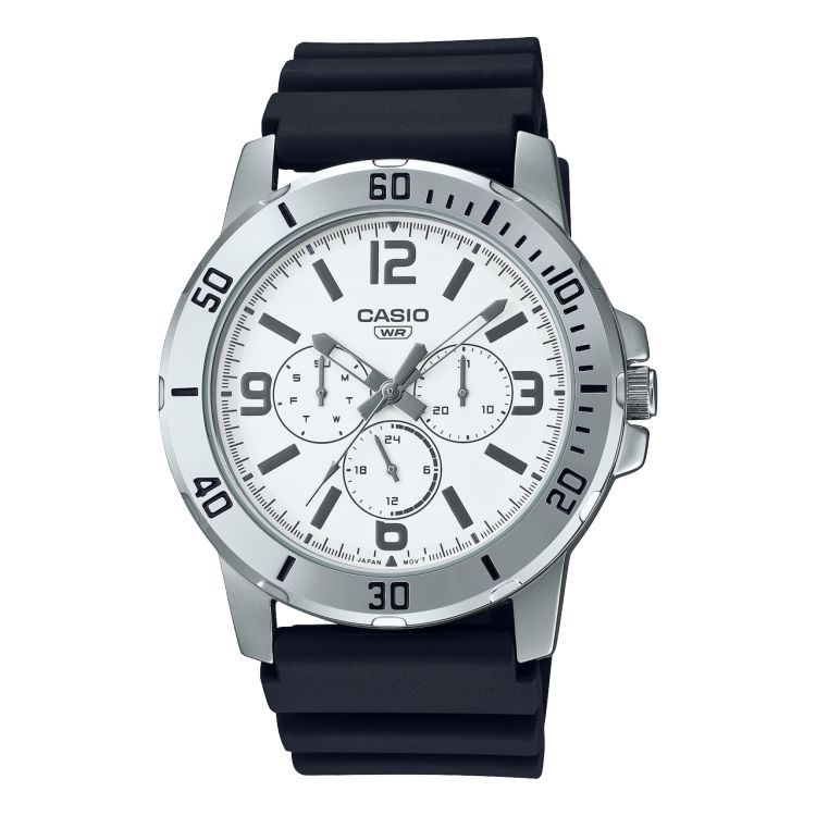 Casio STANDARD MTPVD300-7B Casio Erkek Gümüş | UZHYFO213