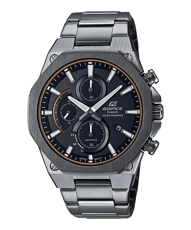 Casio Slim Line Solar Powered Kronograf Sapphire Crystal EFSS570DC-1A Edifice Erkek Mavi | BGOJHW523