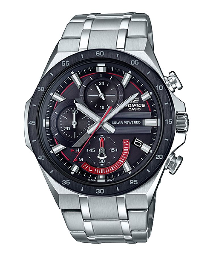 Casio Solar Powered Kronograf EQS920DB-1A Edifice Erkek | HETBOX268