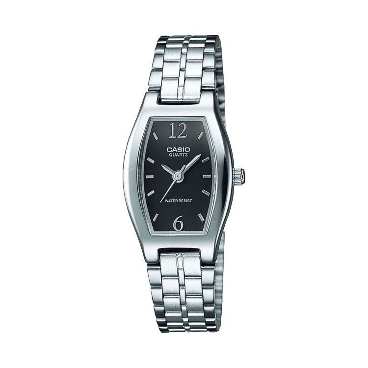 Casio Stainless Steel Analog LTP1254D-1A Casio Erkek Gümüş Siyah Gri | IDKWUJ032